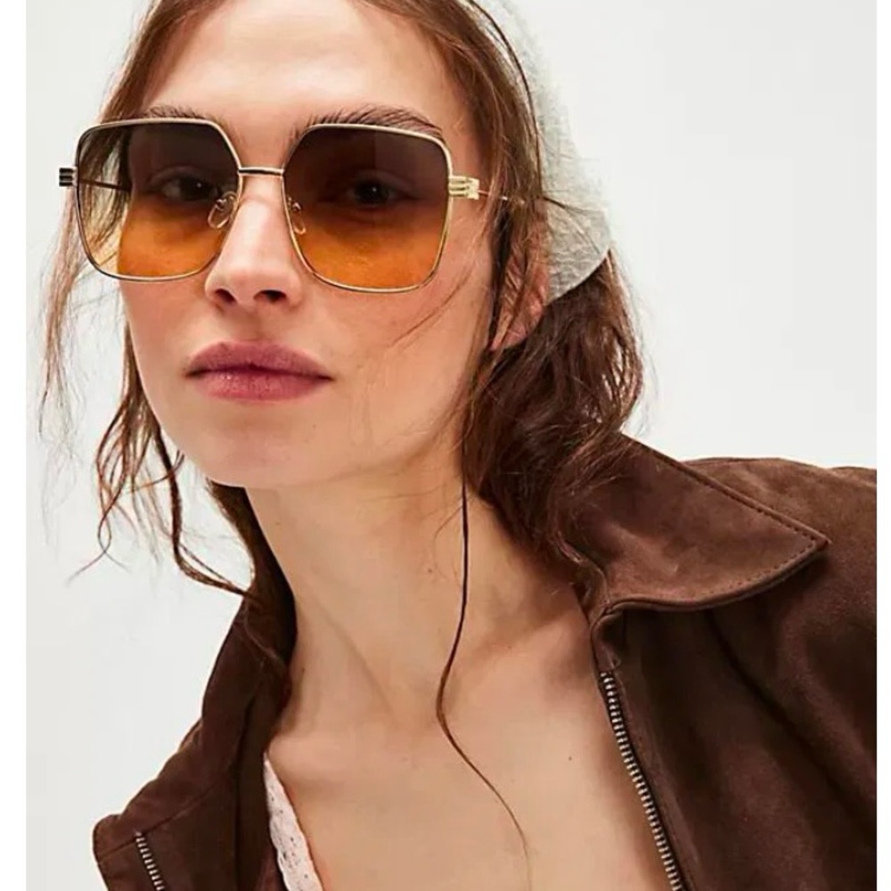 NWT Free People Square Sunglasses reg $25 - Picture 2 of 6